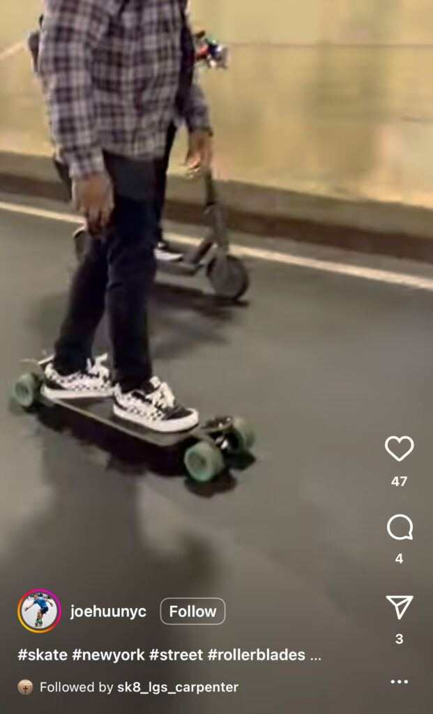 Skaters in NYC